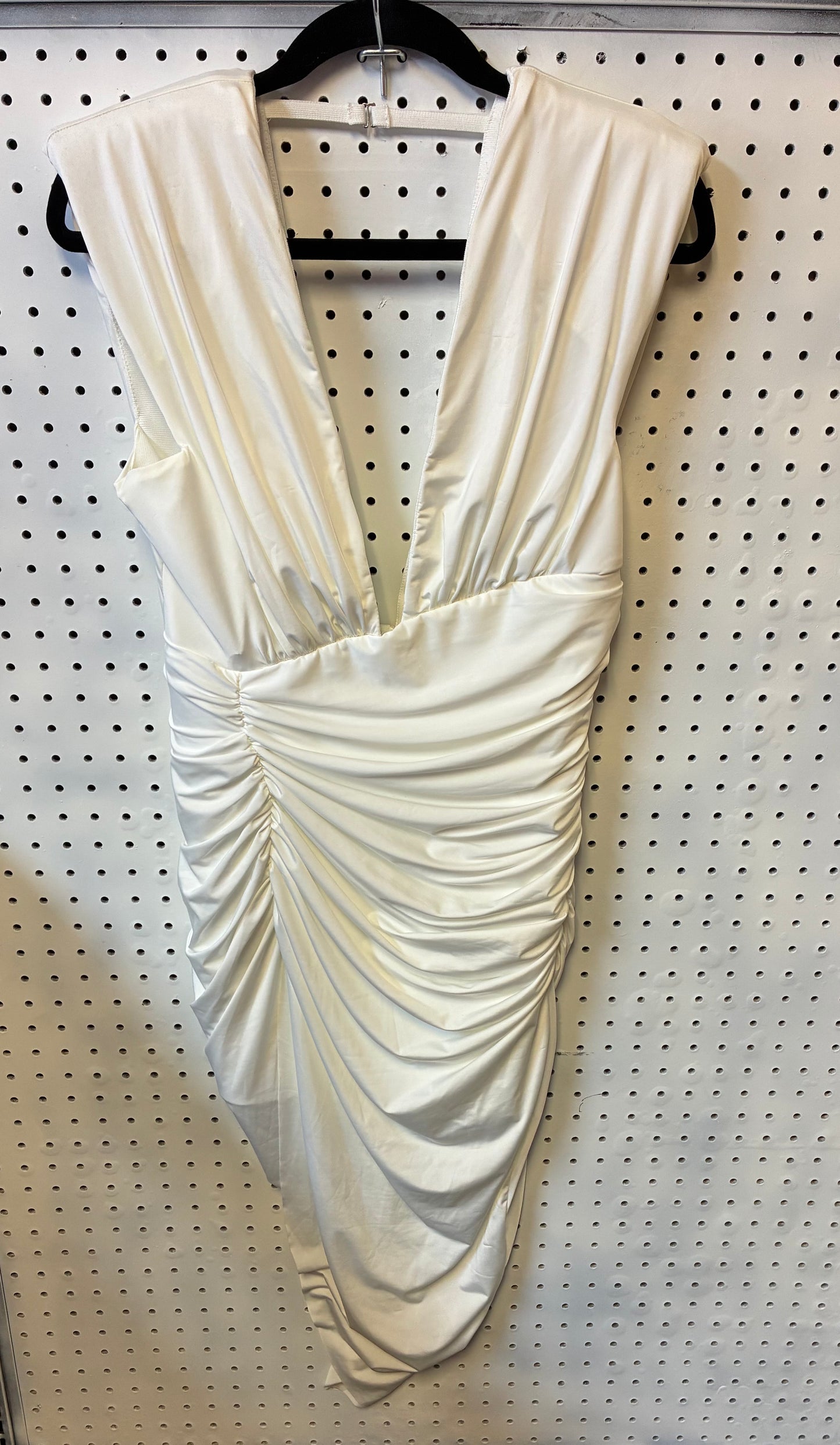 Fashion Nova Fallon Ruched Midi Dress Size Medium-New with Tag