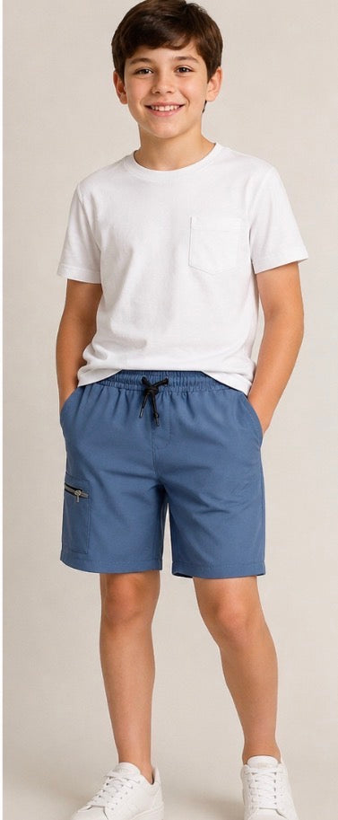 Public Record Boys Cargo Shorts — Size 14