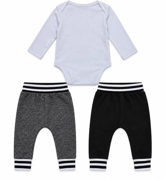 3pc New To The Crew Baby Bodysuit and Pants Set -Size 6 Months Boys Size 6mons