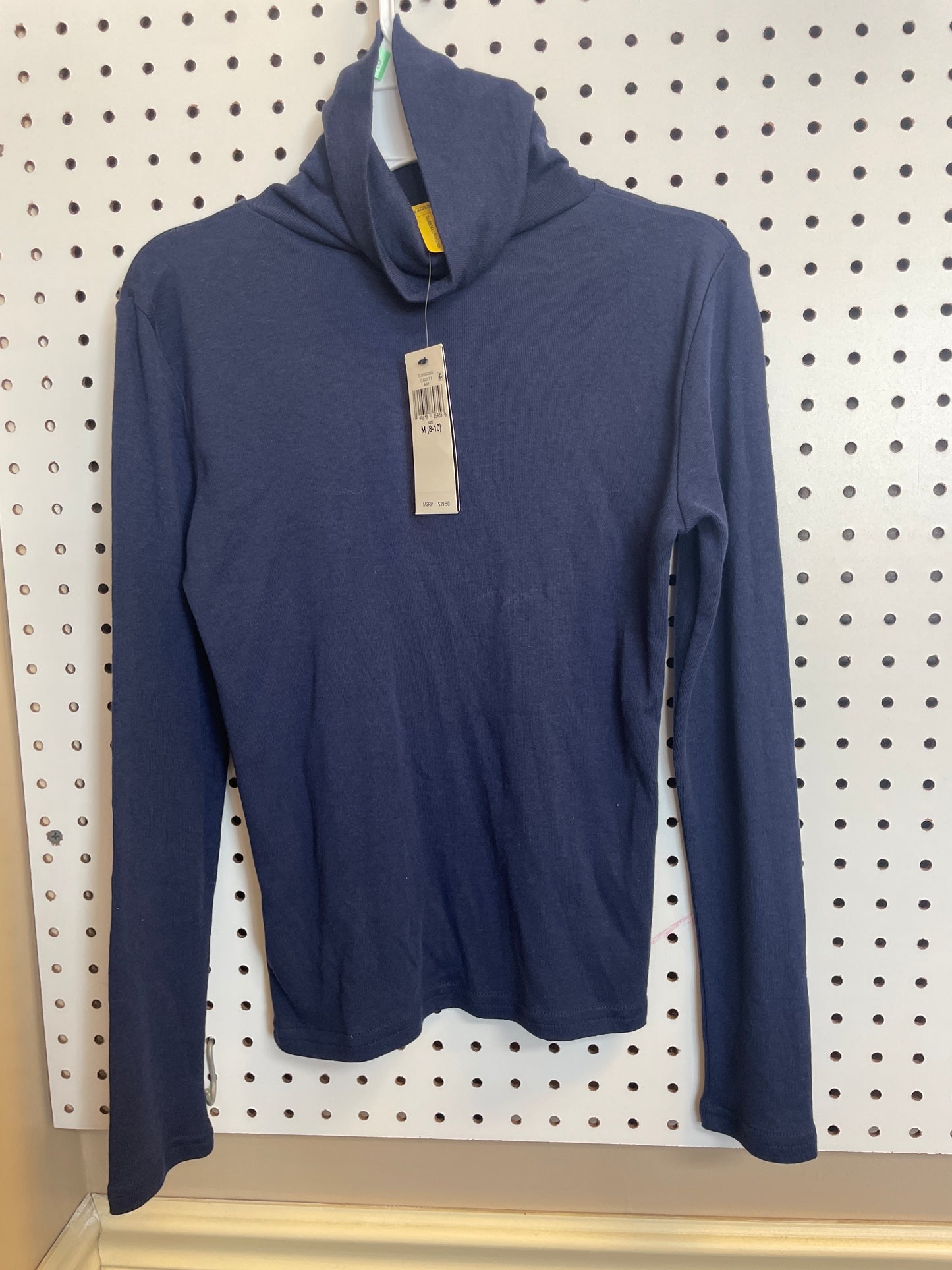 Classic Polo V- Navy Boys Size 8/10-NWT