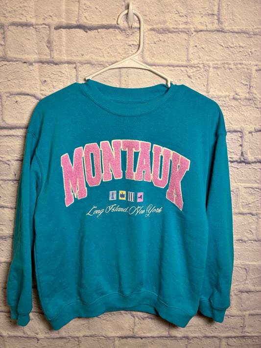 Montauk Pullover Sweatshirt - art class Blue Girls Size 10/12