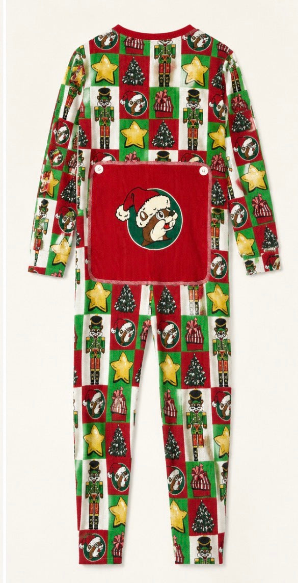 Kids Christmas Nutcracker One-Piece Pajamas Size Youth Large
