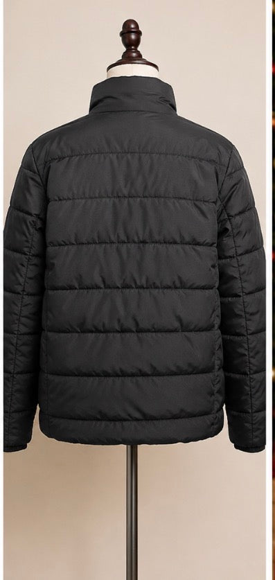 The Children’s Place Boys Black Quilted Puffer Jacket Size XL 14