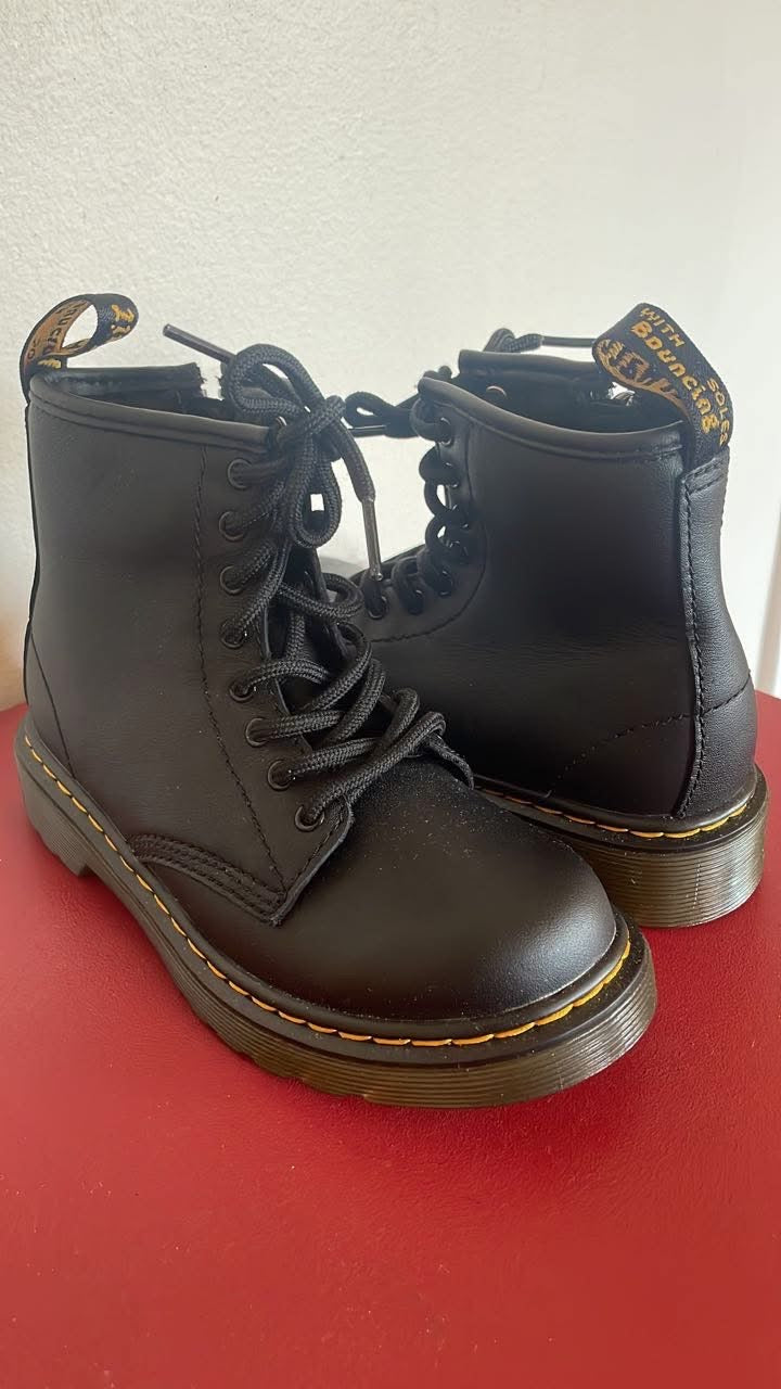 Dr. Martens 1460 T Kids Boot Black -Girl Size 13y