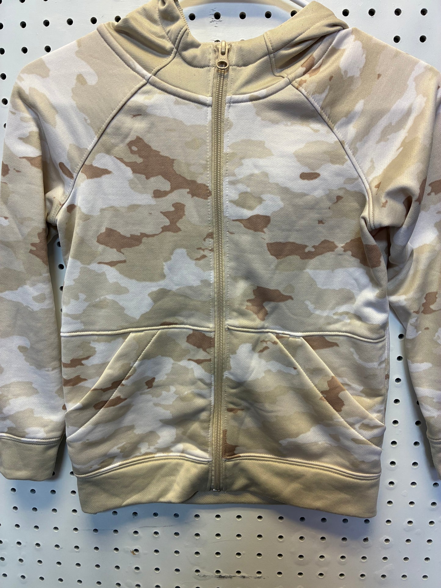 Carters Kid Camo Zip-Up Hoodie Size Boys 7/8