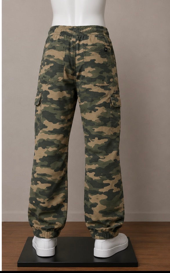 Art of Class Boys Camouflage Cargo Jogger Pants Size 14
