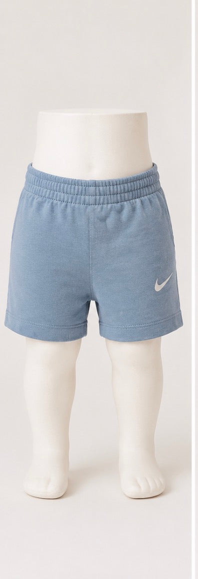 Nike Baby Boys Light Blue Pull-On Shorts Size 12 Months NWT